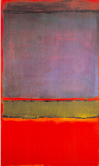 Top 10 Most Expensive & Famous Paintings In The World No 6 (Violet, Green, Red), 1951 by Mark Rothko -